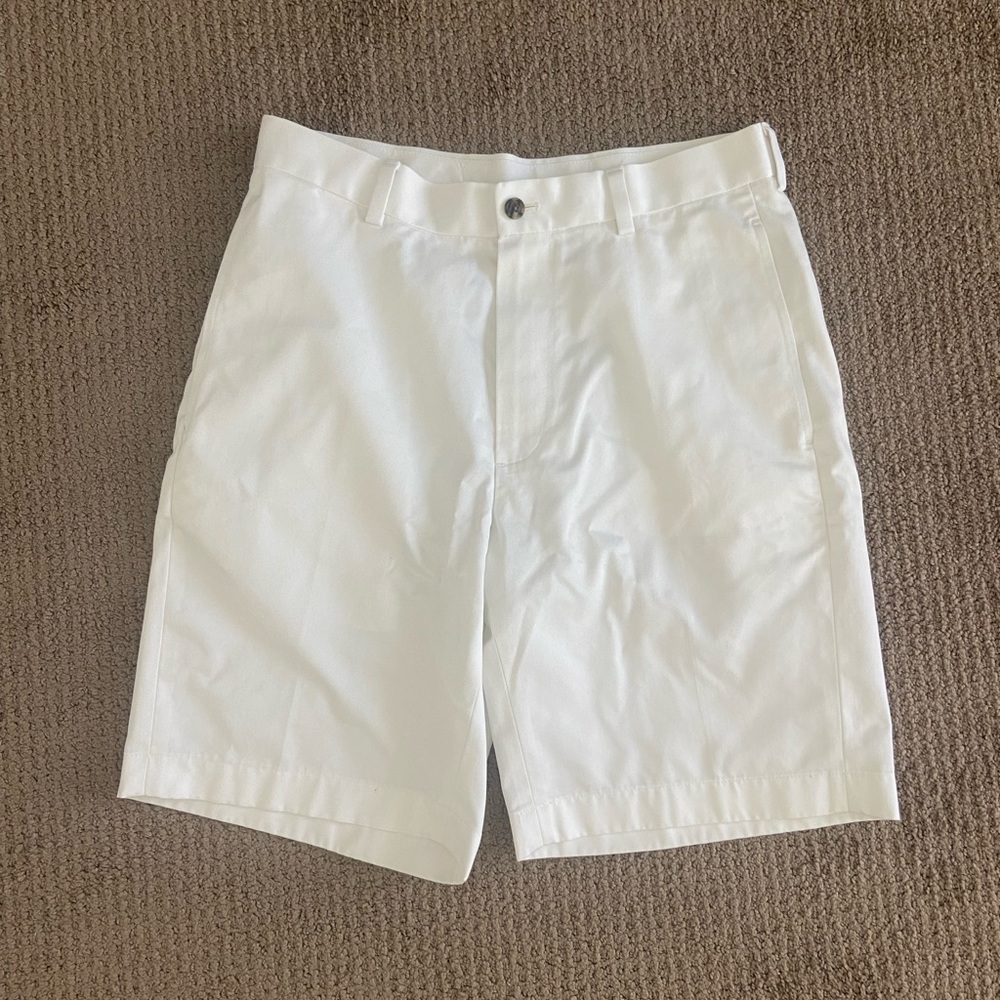 Brooks Brothers White Chino Short